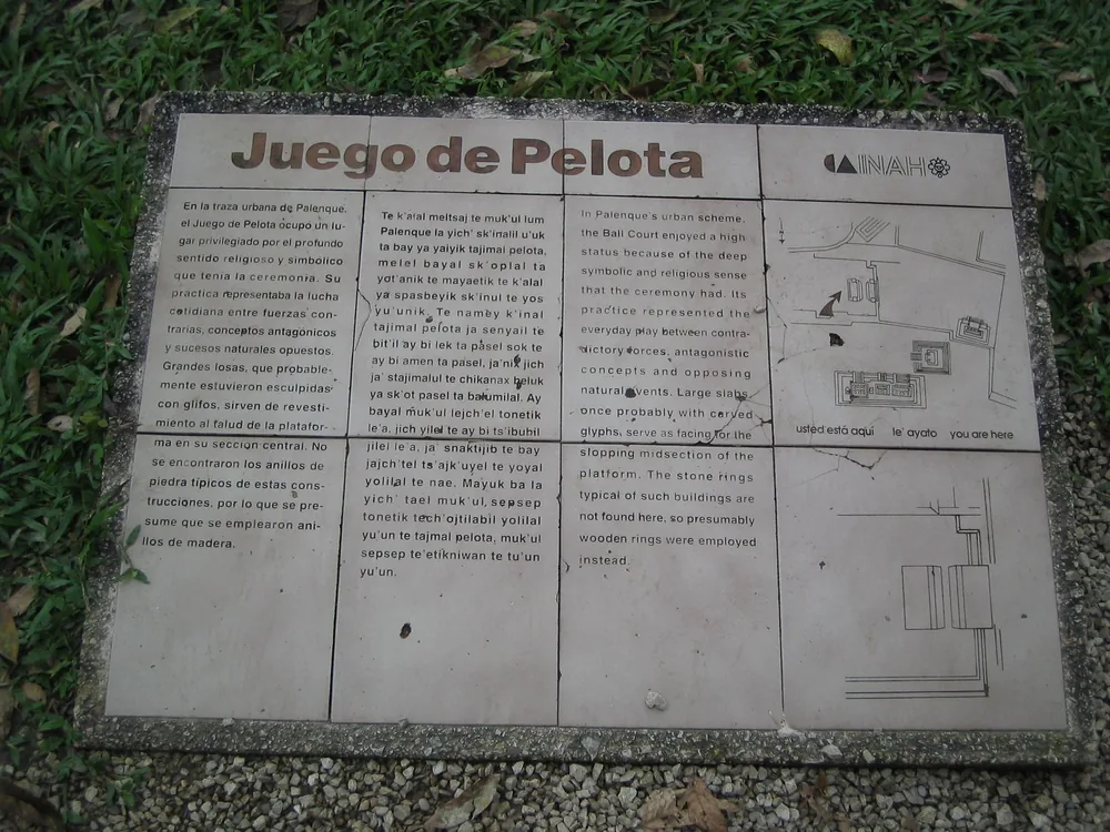 Ballcourt plaque — Palenque — 6 March 2007