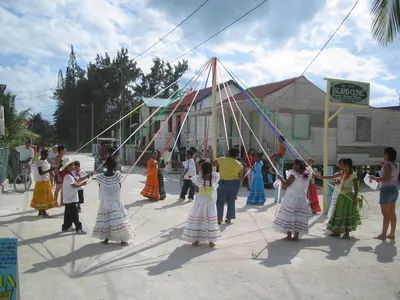 Belize - maypole — Caye Caulker — 19 February 2007