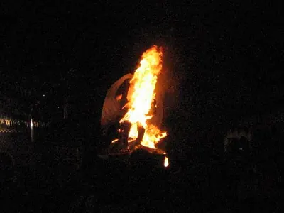 Burning1 — Antigua — 7 December 2006