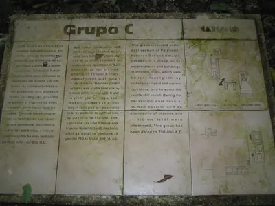 Group c plaque — Palenque — 6 March 2007