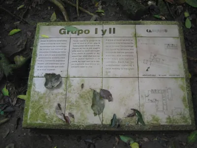Grupo I and II plaque — Palenque — 6 March 2007