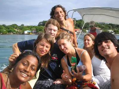 On the boat — Utila — 9 January 2007