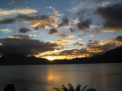 Sunset — Lake Atitlán — 4 December 2006