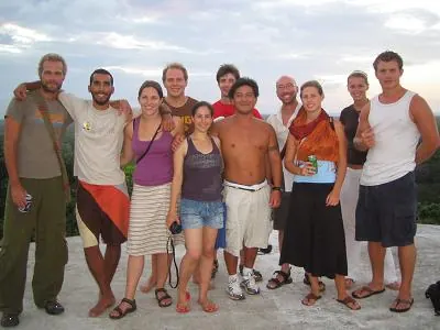 The gang — Utila — 14 January 2007