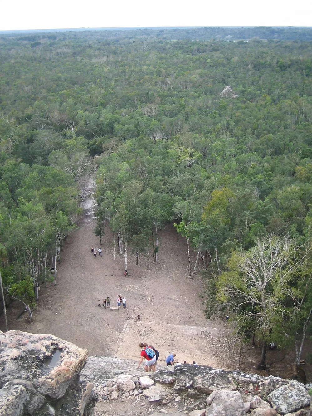 Top of the pyramid — Tulum — 11 March 2007