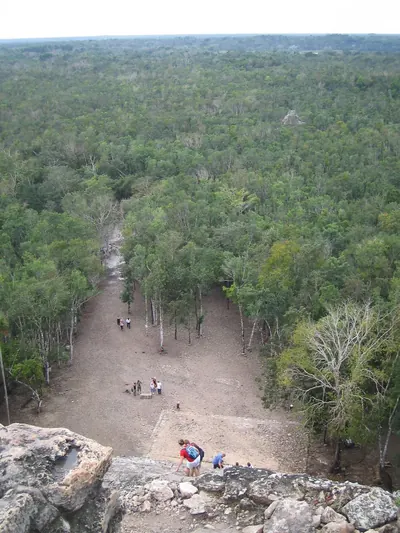 Top of the pyramid — Tulum — 11 March 2007