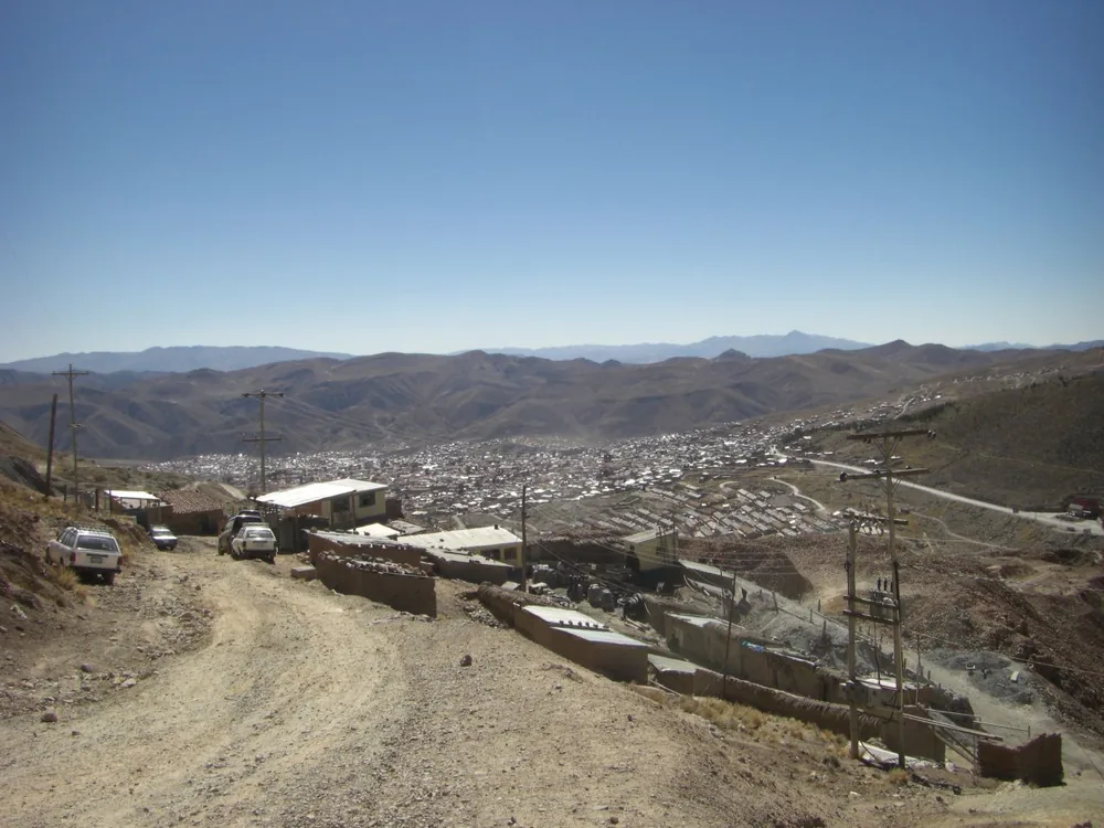 View of Potosi from the mines. — Potosí — 28 June 2007