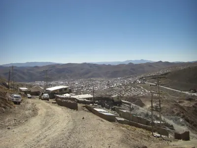 View of Potosi from the mines. — Potosí — 28 June 2007